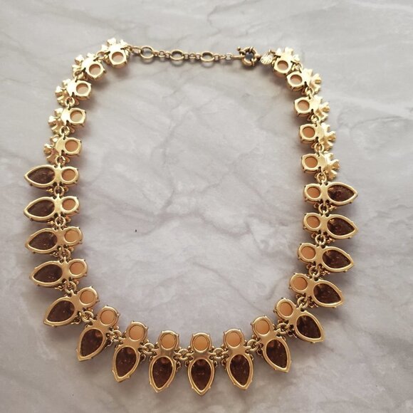 🍓 J.Crew Strawberry Flower Floral Rhinestones Crystal Cluster Statement 🍓 - Picture 9 of 16